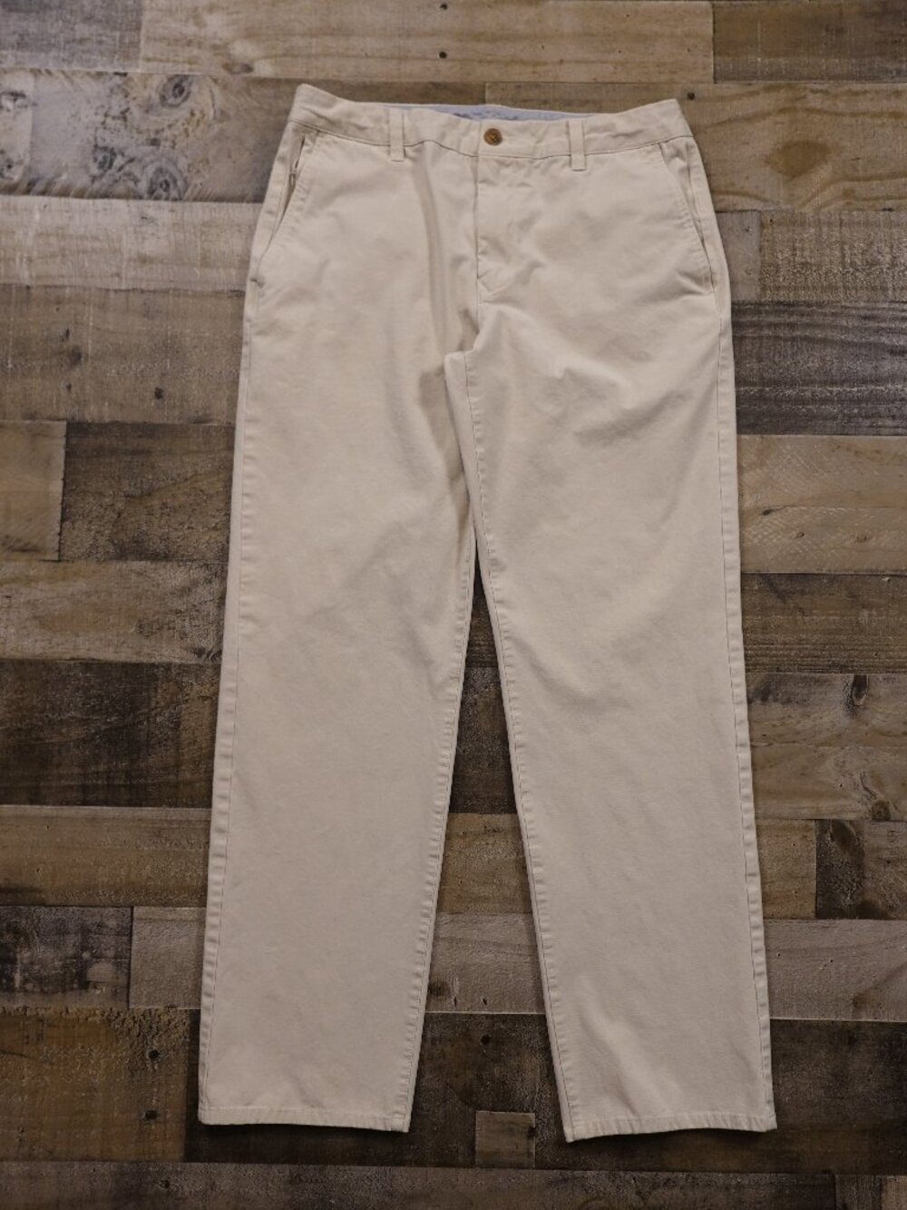 Bonobos Straight Fit Chino Pants Men’s 32x32 Light Khaki Beige Stretch Casual